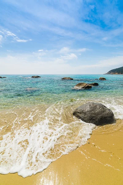 Rocks in Porto Sa Ruxi shore
