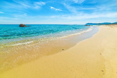 Altın sahil Santa Giusta Beach