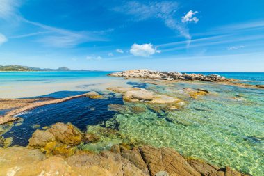 Rocks in Scoglio di Peppino shore
