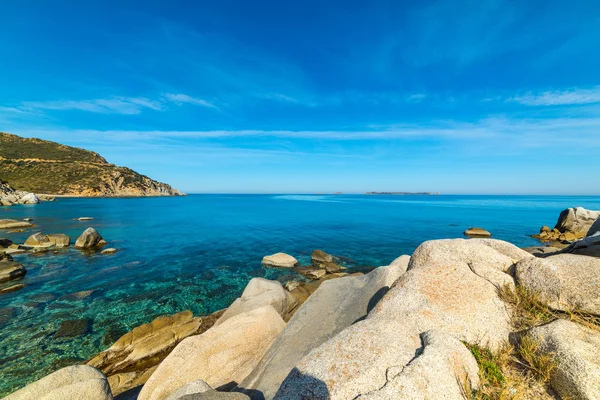 Mar Azul en Punta Molentis —  Fotos de Stock