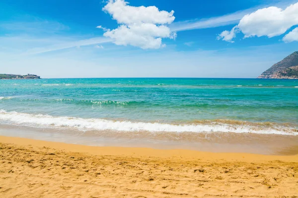 Turquoise water in Porto Ferro
