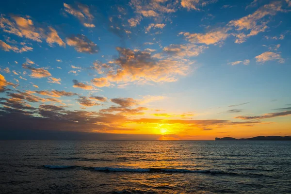 Alghero'da doğal günbatımı