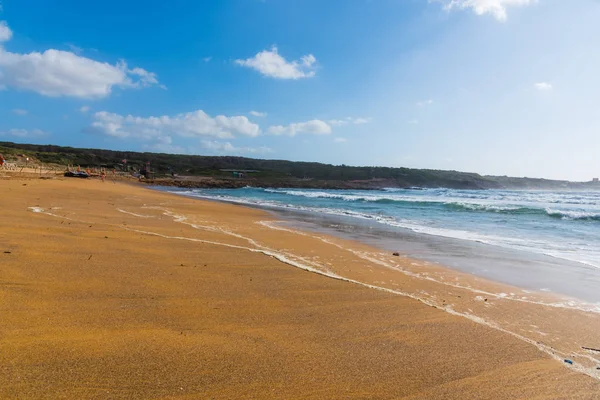 Goldener Sand am Strand von Porto Ferro — Stockfoto