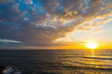 Alghero'da denize gökyüzü