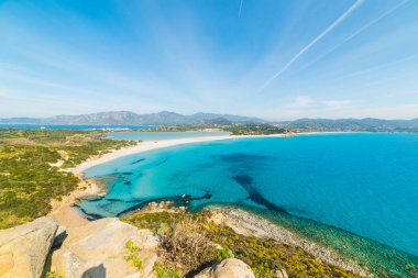 Blue sea in Porto Giunco