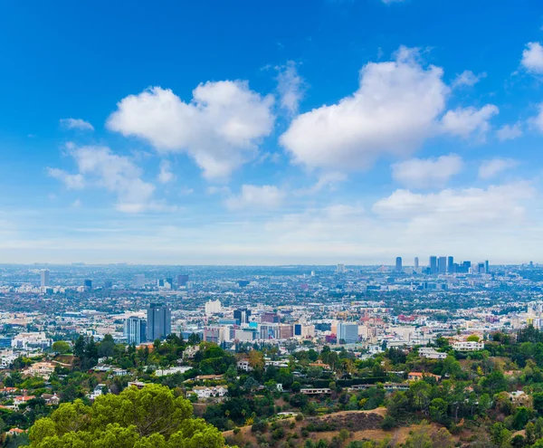 Chmury nad greater Los Angeles — Zdjęcie stockowe