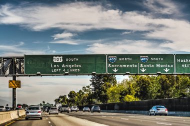 Los Angeles'ta 101 çevre yolu