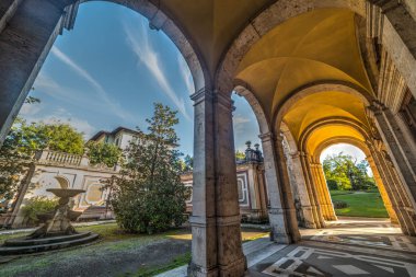 Arcade in Parco delle Terme in Montecatini,