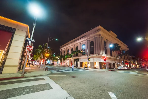 Cruce de Rodeo Drive y Brighton Way en Beverly Hills — Foto de Stock