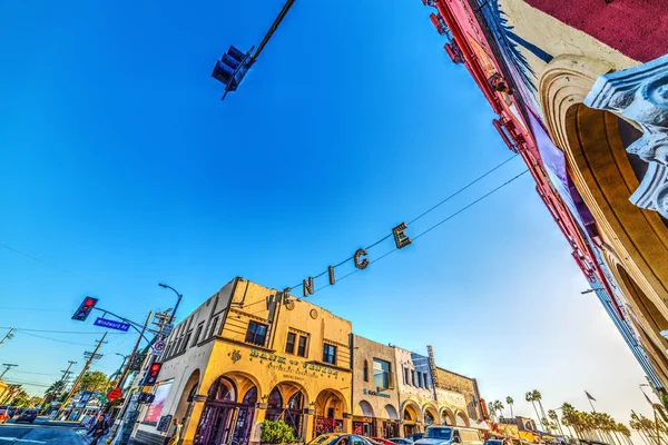 Signo de Venecia en Venice beach — Foto de Stock