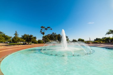 Balboa park güneşli bir çeşme