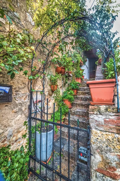 Escalier pittoresque en Toscane — Photo