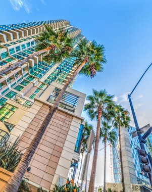 Güneşli bir günde Downtown San Diego