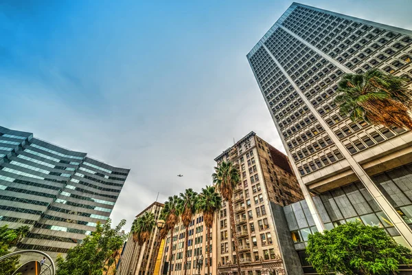 Wolkenkrabbers in het centrum van Los Angeles — Stockfoto