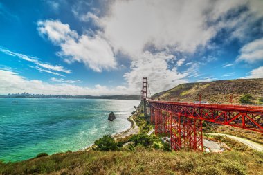 San Francisco Körfezindeki Golden Gate Köprüsü