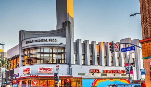 Lojas em Hollywood boulevard — Fotografia de Stock