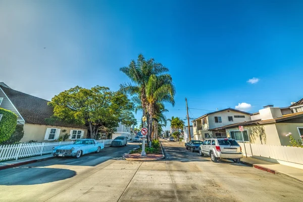 Empty street in Balboa island — Stock Photo, Image