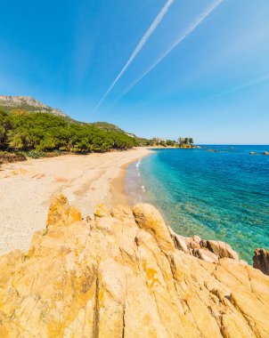 Santa Maria Navarrese renkli sahil