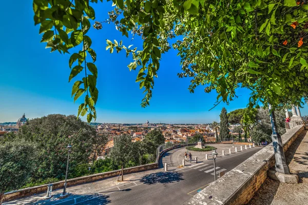Rom som sett från Pincio terrassen — Stockfoto