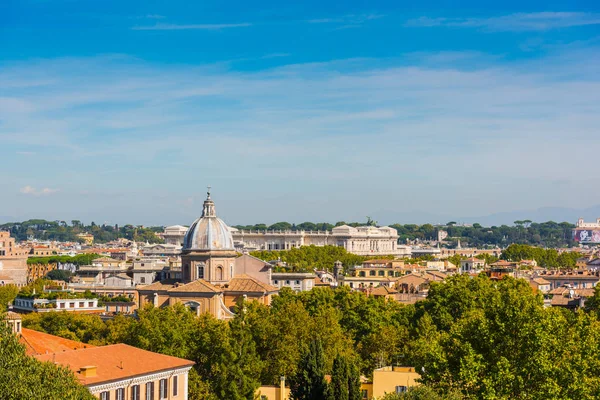 Róma látható a Janiculum táj — Stock Fotó