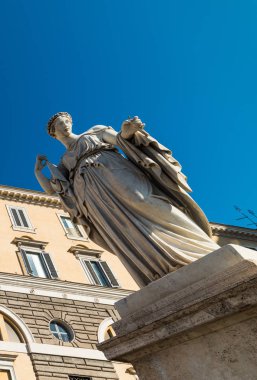 Spring statue in Piazza del Popolo in Rome