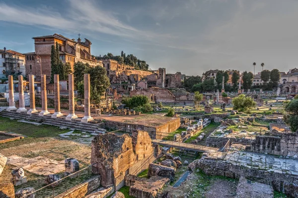 World famous Imperial Fora in Rome