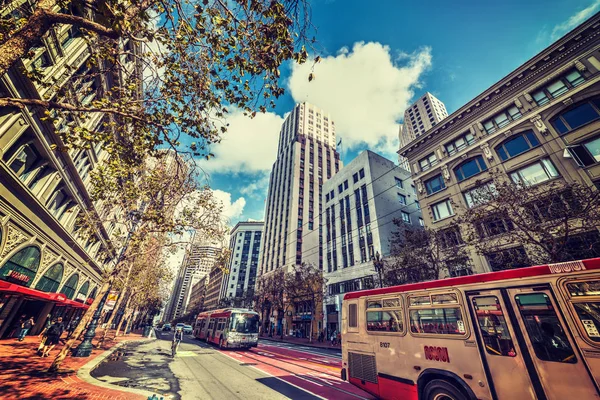 Mensen in het centrum van Sf — Stockfoto