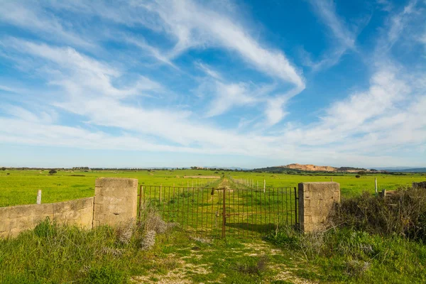 En gammal grind på landsbygden — Stockfoto