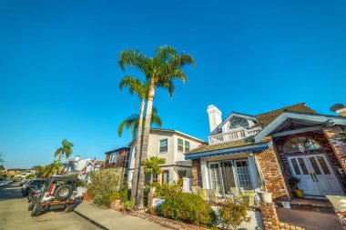 Balboa Island açık bir gökyüzü altında