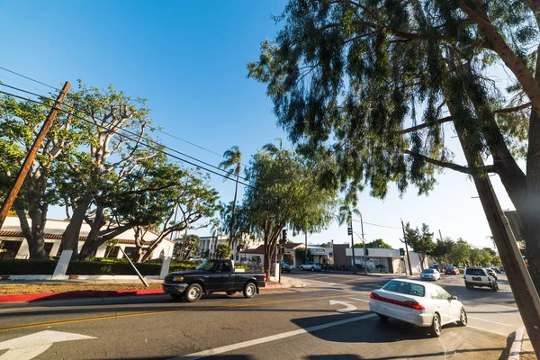 Micheltorena e State rua encruzilhada em Santa Barbara — Fotografia de Stock