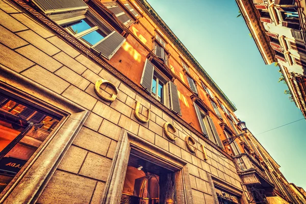 Gucci store in via dei Condotti — Stock Photo, Image