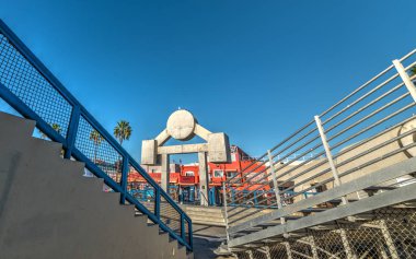 Dünyaca ünlü kas Beach tribünde