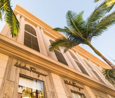 Salvatore Ferragamo mağaza içinde Rodeo Drive, Beverly Hills
