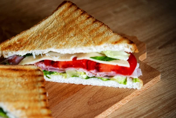 Primer plano de las mitades sándwich — Foto de Stock