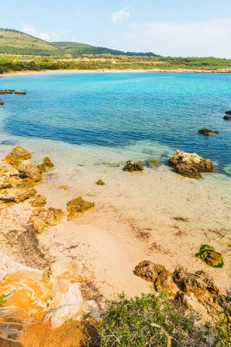 Alghero'da renkli sahil