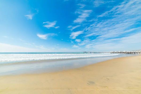 Sandy shore w Pacific Beach — Zdjęcie stockowe