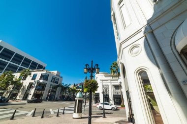 Rodeo drive ve Dayton yol kavşak Beverly Hills