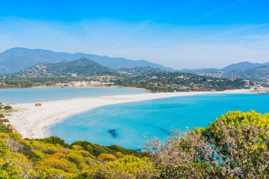 Turquoise sea in Porto Giunco