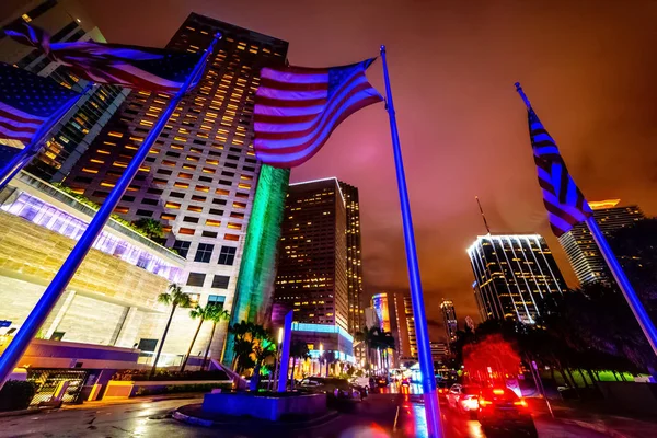 Chopin Plaza à noite — Fotografia de Stock