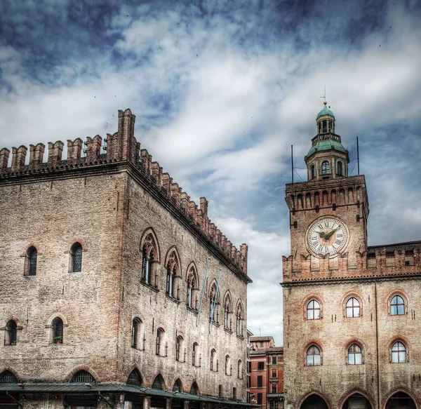 Palazzo Dei Notai Palazzo Accursio Boloni Itálie — Stock fotografie