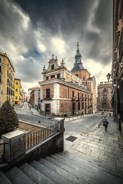 Fuerzas Armadas Cathedral Madrid Dramatic Sky Spain — Stock Photo, Image