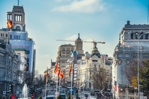 Edifícios Históricos Centro Madrid Espanha — Fotografia de Stock