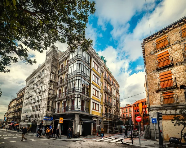 Edifícios Pitorescos Centro Madrid Espanha — Fotografia de Stock