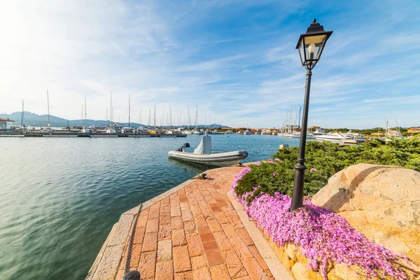 Barche Nel Porto Porto Rotondo Costa Smeralda Sardegna Italia — Foto Stock