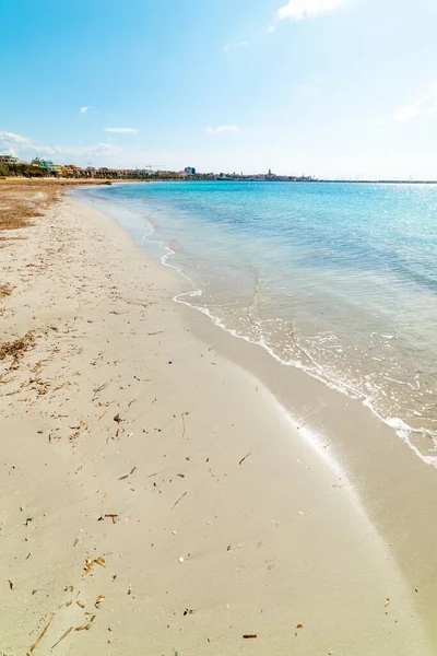 Ciel Dégagé Dessus Alghero Lido Été Sardaigne Italie — Photo