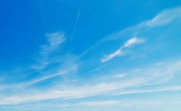 蓝天白云软云 — 图库照片