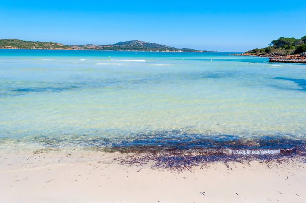 Helder Water Wit Zand Impostu Strand Sardinië Italië — Stockfoto