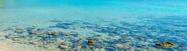 Acqua Cristallina Nella Spiaggia Bombarde Sardegna Italia — Foto Stock