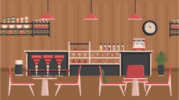 Kahve Dükkanı illüstrasyon