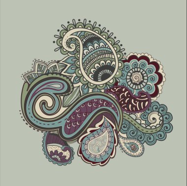 Çiçek desen Bright soyut duvar kağıdı vintage